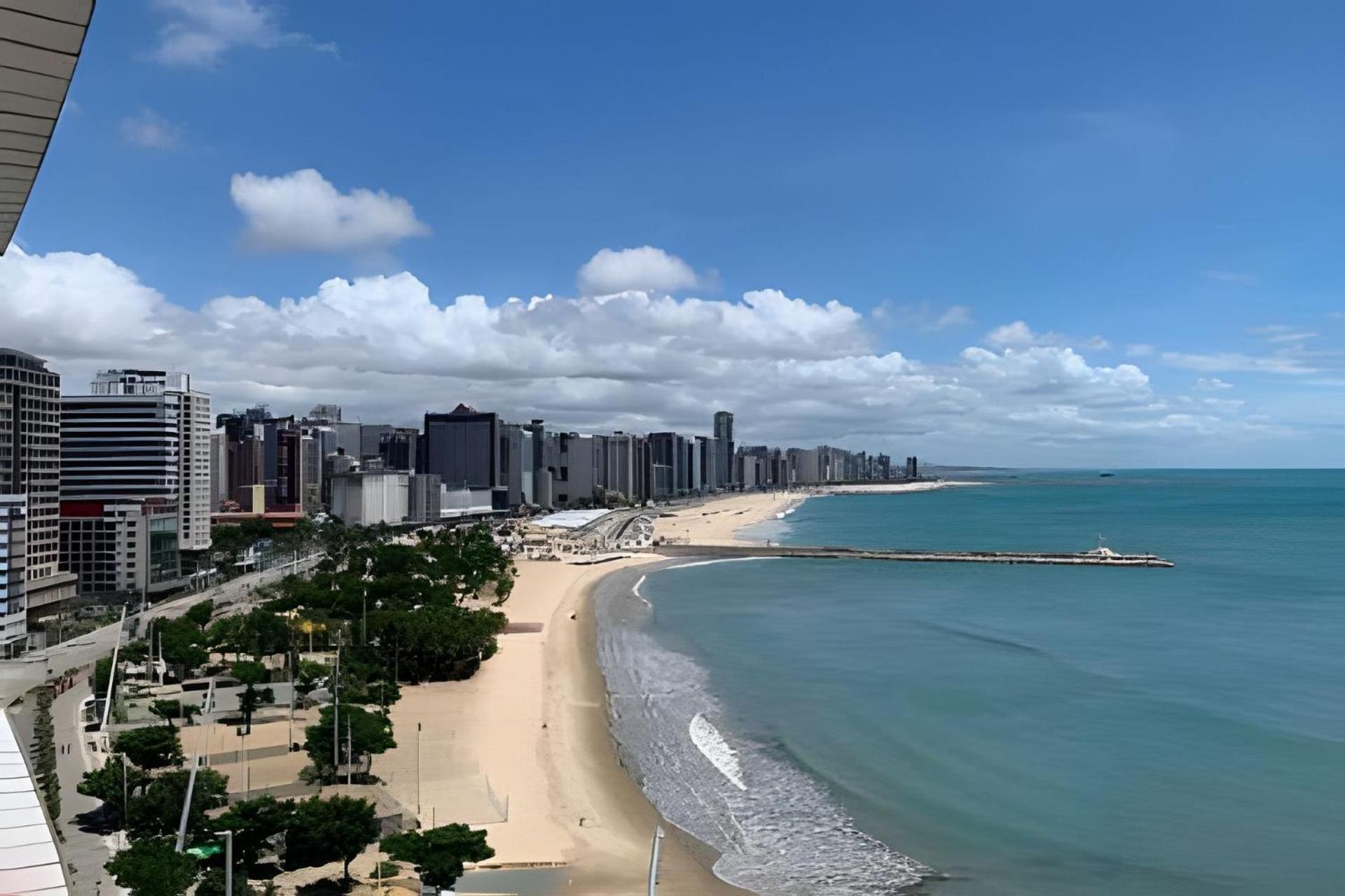 Hosts Br - Flat Frente Mar Na Beira Mar Apartman Fortaleza  Kültér fotó